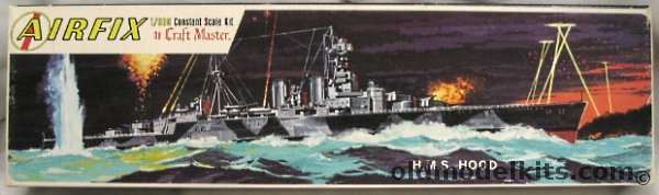 Airfix 1/600 HMS Hood - Craftmaster Issue, 1801-150 plastic model kit